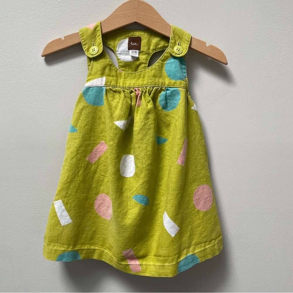 Tea Collection linen cotton dress + bloomers
